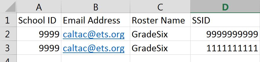 Roster Management Creating Rosters Through File Upload 4. Navigate to the downloaded template and complete the template for your roster. Table 8 provides the guidelines for filling out the template.