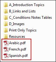 PDF has been included, the second topic starts on page 6 (page 1=generated TOC, page 2=first topic, pages 3-5=stitched PDF, page 6=second topic).