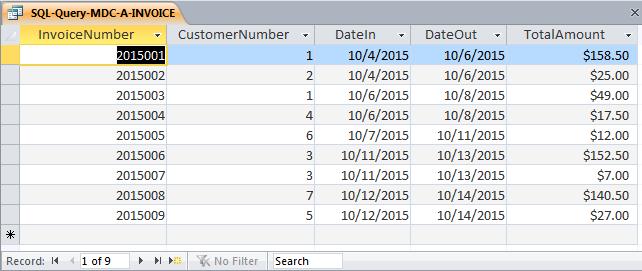 Show all data in each of the tables. Solutions to Marcia s Dry Cleaning questions are contained in the Microsoft Access database DBP-e14-IM-CH02-MDC.
