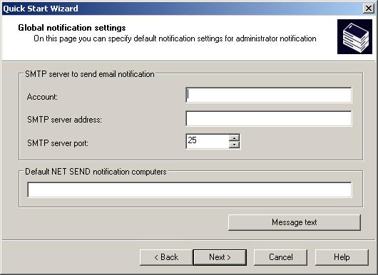 Managing the logical network 29 These settings will be used as the default settings for application policies. Figure 13. Configuring how notifications are forwarded 5.
