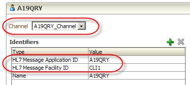 Configure "A19QRY" side by selecting the "Channel" and the