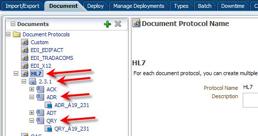Pull down the File menu, choose Export..., select "Oracle B2B 2.0", click Next, Next and Finish Close the B2B Document Editor - we are done with it.