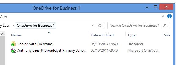 On the OneDrive page, above the files area, click on Sync 2. When prompted, click Sync now 3.