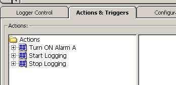 The logger will stop logging when the event is not activated Click on the OK button.