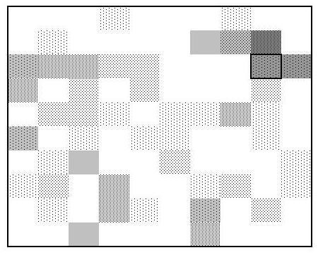 Figure 9: Foam Layer with Wood Blocks in Positions 77 and 78. Figure 11: Foam Layer with Concrete Block in Position 29.