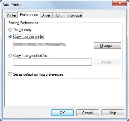 8 Select the printer driver to be used for LK-114_ManagerPort,