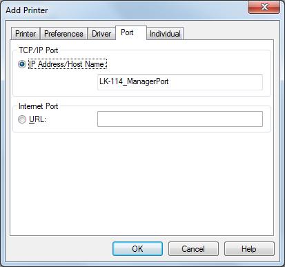 % Click [Browse], then specify [Path to Printer Driver].