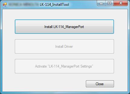 Using LK-114_InstallTool for Installation 6.2 6 6.