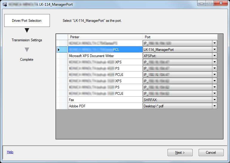 6.2 Using LK-114_InstallTool for Installation 6 6.2.3 Setting up LK-114_ManagerPort After installation of LK-114_ManagerPort has been completed, continue setting up of LK-114_ManagerPort.