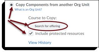 Copy Components Use the Copy Components feature to copy content from one course to another.