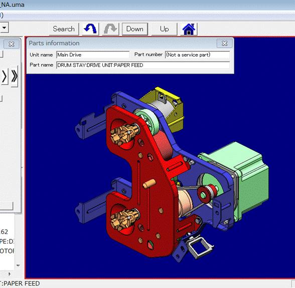 Changing the level of surrounding parts This feature allows the user to view a given part in different levels of