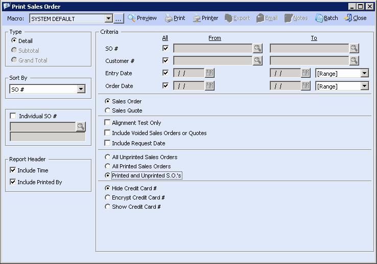 PDFBlaster QuickStart Guide: For Accountmate LAN Page 13 of 21 Printing To PDFBlaster From Accountmate LAN Server Enter and range criteria to filter your