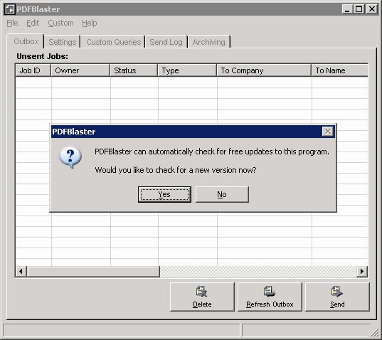 PDFBlaster QuickStart Guide: For Accountmate LAN Page 4 of 21 Starting PDFBlaster For the First Time The PDFBlaster Control Panel can be started from your Windows Start menu.