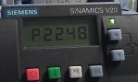 SINAMICS V20 fast and convenient commissioning 4 General parameter settings Press: Parameter settings Selection of