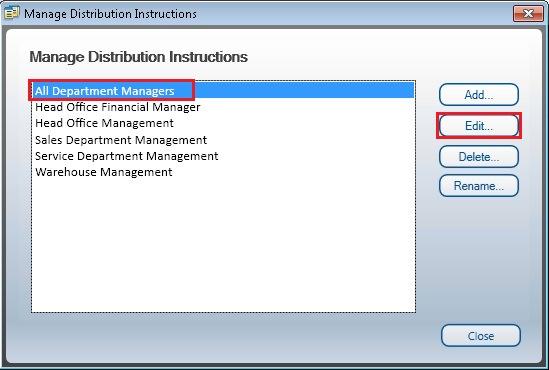 Edit Distribution Instructions To Edit Distribution Instructions, do the following: 1. In Microsoft Excel, click the BI Tools Tab. 2.