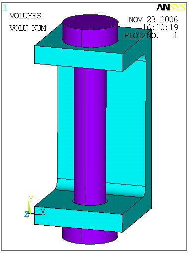 ME 467 Applied FEA Review HW #5: Bolt Bracket Bolt Preload Load steps (sequenced analysis) Small or Large Deformation?
