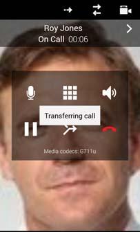 CounterPath Corporation 3.10 Attended Transfer You can speak to the second person first then transfer the first person to them.