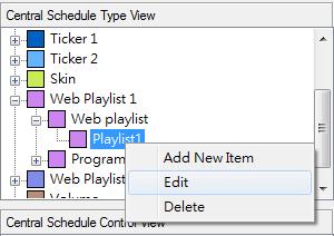 NOTE You have to add the newly added program to a Web Playlist as well to make it effective. After finishing all the settings, click [Save] to adopt all settings.