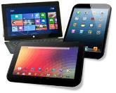 Tablets Tablet: More portable than desktops/laptops however less than phones.