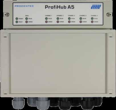 The ProfiHub A is essential to obtain better control during maintenance and upgrading of the network.