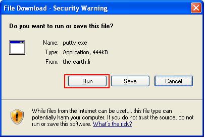 Verify Scanner Signal with PuTTY (Windows Vista or 7) Access the link: http://www.chiark.greenend.org.uk/~sgtatham/putty/download.