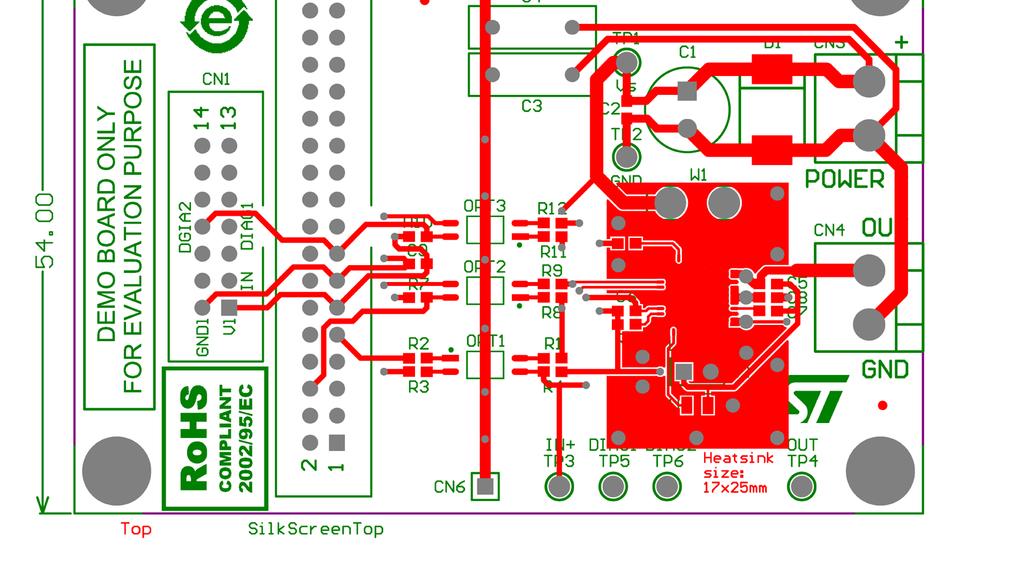 PCB layout 2 PCB layout The demonstration board PCB layout has been
