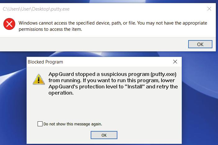 AppGuard Activity Report To find out more about how AppGuard is protecting your PC, click on the AppGuard Activity Report button the main AppGuard interface.