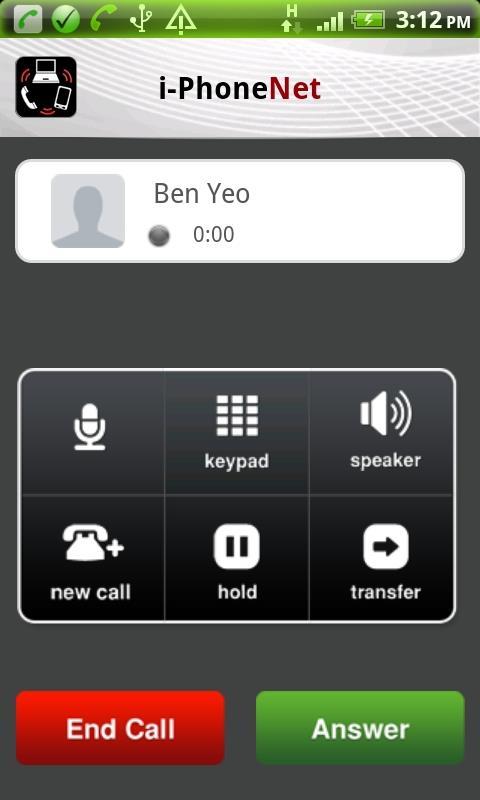 Allows user to put the caller on hold Allows user to put