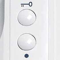 which can have a door open button or both door open and service button).