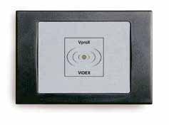 Access Control FLUSH MOUNTING READERS 849F* Proximity key reader having the same features as 849 but using flush mounting