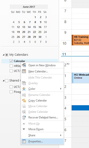 B. Granting Calendar Permissions You have the ability to allow others to see more than just busy/free time on your
