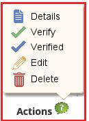 Verify/Delete/Edit Wire Transfers Step 1 Scroll down to Verify/Delete/Edit