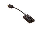display has an HDMI connector. This adapter is perfect for salespeople and others who often find themselves making presentations in a wide variety of environments.