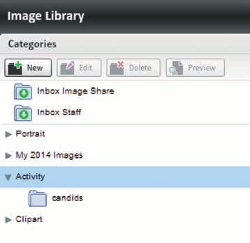 Photos To create a new category, Select Activity and then click on New on the left pane.