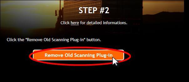 10. Click the Remove Old Scanning Plug-in button. 11.