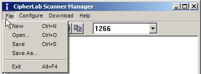 ScanManager User Guide MENU BAR The menu bar contains a number of menus that specify which task you want the system to perform. Each menu contains a list of commands.