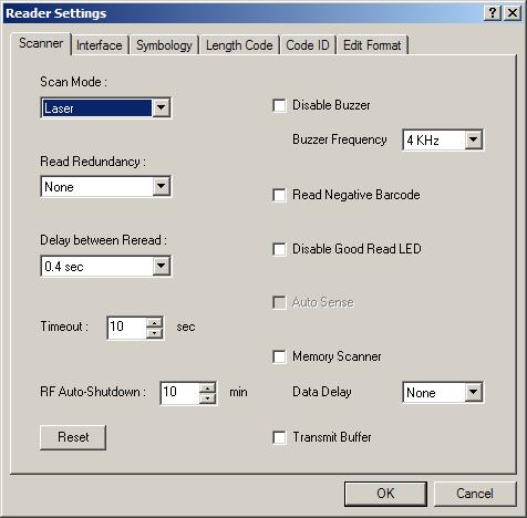 CHANGING SCANNER SETTINGS Chapter 1 You may configure scanner settings of the