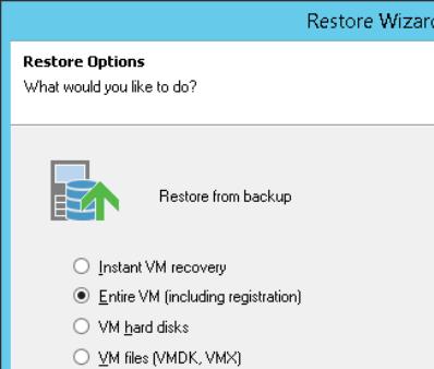 3.5 Restoring a Backup When the backup is complete, perform a restore to validate that the AltaVault appliance can restore the