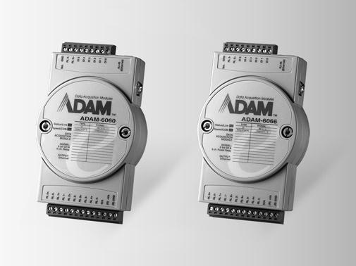 ADAM-6060 ADAM-6066 6-ch and 6-ch Relay Module 6-ch and 6-ch Power Relay Module ADAM-6000 Series Dimensions Unit: mm ADAM-6060 ADAM-6066 General LAN Power Consumption 10/100Base-T(X) 2 W @ 24 V DC