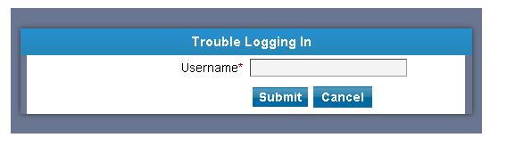 b) Forgot password Click on the link for Trouble logging in, type in your email address and click on