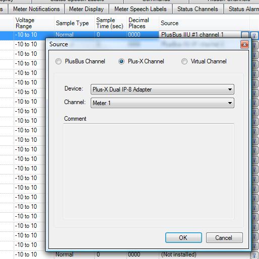 6. Check the Map default set of channels box if you wish to automatically add the Plus-X Dual IP- 8 Adapter channels to the ARC Plus (recommended).
