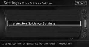 . [Guidance Display Settings]: Activates or deactivates small turn arrow display on the map. Displaying small turn arrow on map (page 5-28).