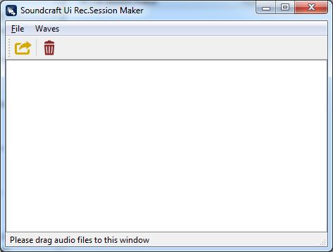 User guide addendum V2 for Ui24R 11/ Ui Multitrack Session maker program Drag and drop all compatible files into