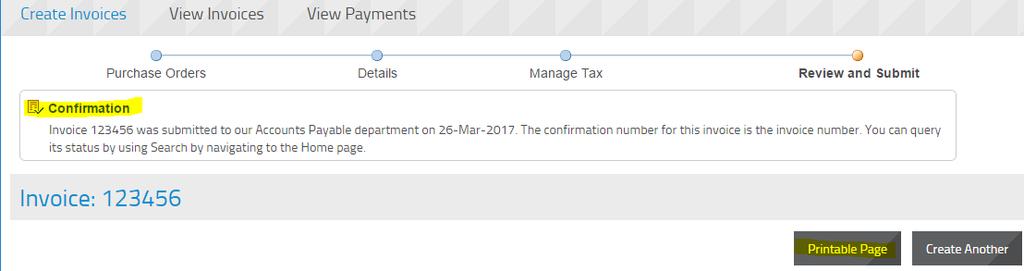 Manage Tax page, for now.