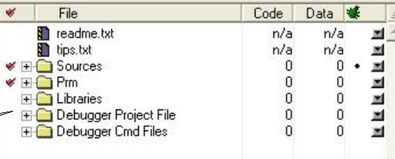 Make (Build) Project File Panel Synchronize Modification Dates The project file panel contains all the files associated with your project.
