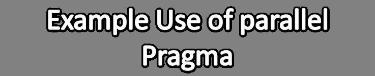 #pragma omp parallel private(i,j) for (i = 0; i <