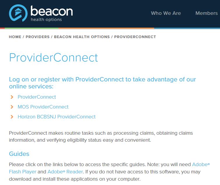 Helpful Resources On the provider homepage choose ProviderConnect Scroll down to find: