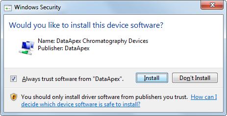 5 Troubleshooting Clarity Hardware Fig 23: Windows Security dialog Windows Security dialog may appear.