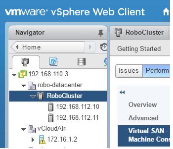 test is successful, we can further add the witness appliance in vcloud Air to the local vcenter to prove that network is fully functional as shown in Figure 17.