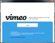 7. Output videos and images! 7-6 Share videos by e-mail with Vimeo! Login What is Vimeo?